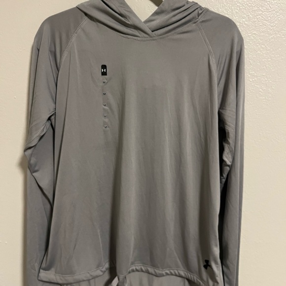Under Armour Tops - NWT Under Armour Women’s Gray Performance Hooded Shirt-Loose